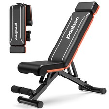 Panca con manubri pieghevole