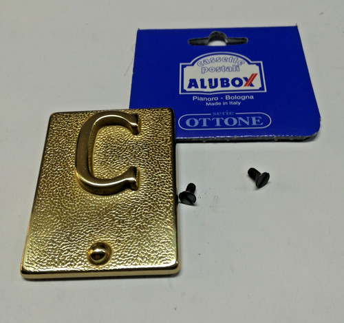 Alubox numero civico lettera - numero,
