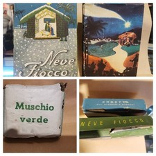 scatola cartone presepe anni 50 da collezione