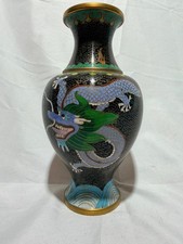 Vaso cloisonné cinese vintage