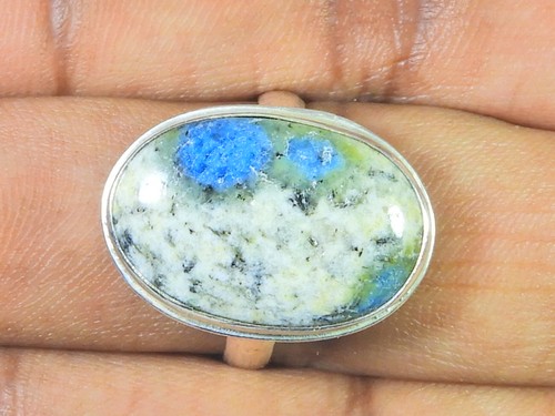 Anello ovale fatto mano - ovale, a