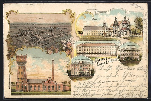 Litografia lechfeld - litografia,