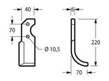 RICAMBIO ZAPPETTA FRESA
