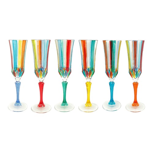 Set sei murano champagne - set, di