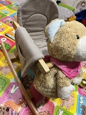 sedia a dondolo legno Con