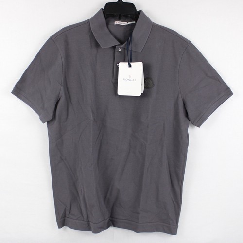 Polo moncler pelle con logo - moncler,