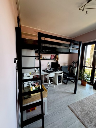 Letto soppalco una piazza - a,