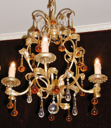 Lampadario cristallo murano - cristallo,