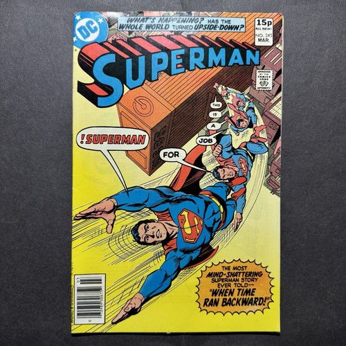 Superman 345 bronze age dc - superman,