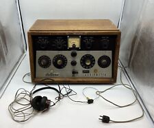 Beltone Model 15A Audiometer Hearing Aids Tester Audio Anni 50 Vintage In Legno