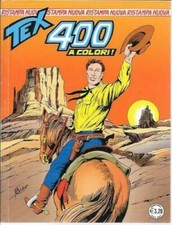 fumetto TEX NUOVA RISTAMPA BONELLI NUMERO 400 CON CARTOLINA