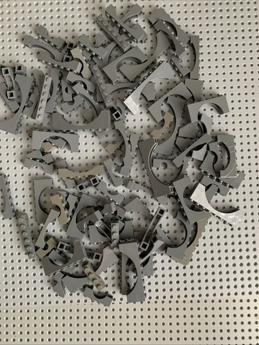 100 pezzi grigio scuro lego - 100,