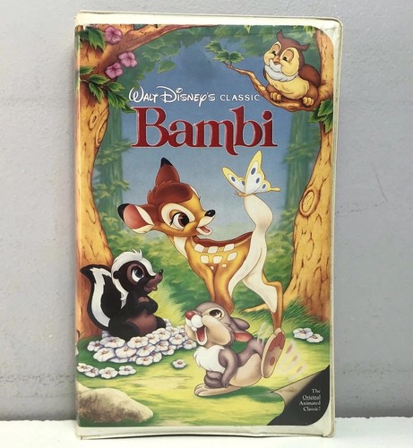 Bambi vhs disney video tape - vhs,