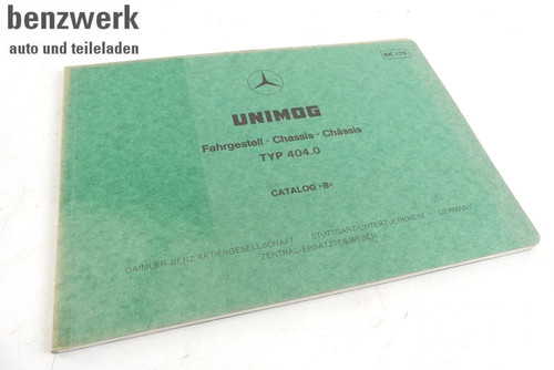 Mercedes unimog 404 catalogo - mercedes,