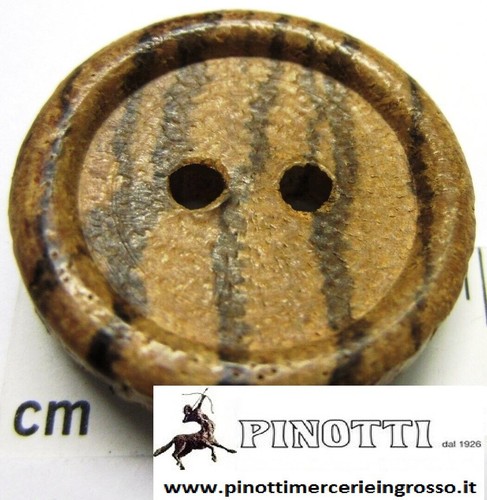 Bottone vero legno con - legno,