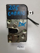 206 Peugeot Cabrio 3PORTE SERRATURA  PORTIERA DESTRA DX PASSEGGERO 