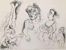 LUCIANO COTTINI  acquaforte Personaggi 50x70 firmata numerata edizioni Bora