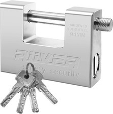 RIIVER Lucchetto Corazzato Alta Sicurezza Per Container 94mm