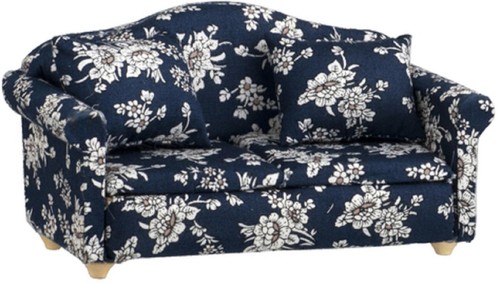 Divano loveseat moderno blu - moderno,