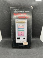 Nintendo Game & Watch SUPER COLOR Spitball Sparky BU-201 con scatola [quasi come nuovo]