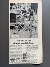 Graziella Ruota Oro Colonia Rolls-Royce Originale 1967 Vintage Watch Advert Pubblicità