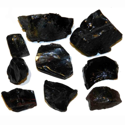 Ossidiana pezzi minerali - ossidiana,