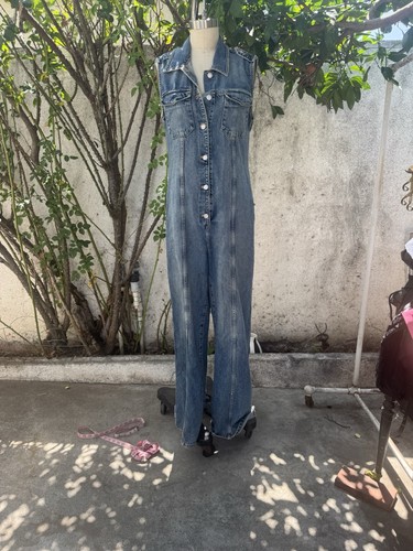 Tuta donna zara - denim, aperta