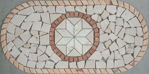 Rosone mosaico marmo - mosaico, pavimenti