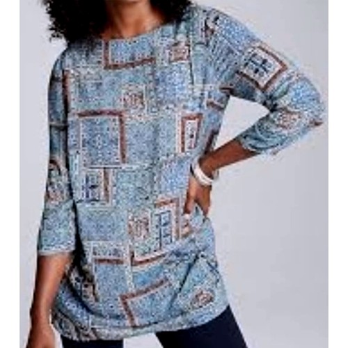Top tunica donna - , patchwork