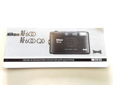 Nikon AF 600 e AF 600 QD - manuale d'istruzioni multilungue - USATO