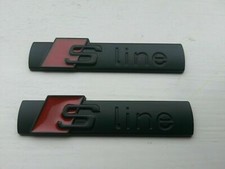Kit 2 loghi AUDI S LINE Badge