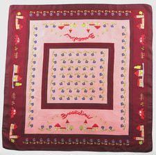 Magnifique foulard vintage  "