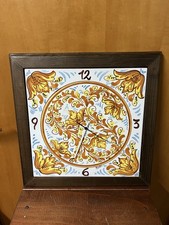 Orologio da parete piastrella