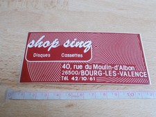 Adesivo Vintage Negozio - SHOP