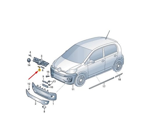 Griglia radiatore volkswagen - griglia,