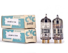COPPIA ABBINATA E88CC/ECC88/6DJ8 CHELMER NOS BRITISH Tube Röhre Valve ৄ泵洀 真空管 电帢�
