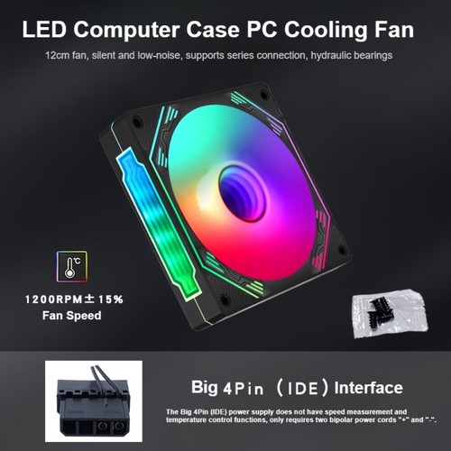 Custodia led cpu - led, ventola