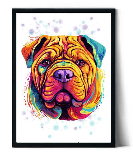 Poster sharpei regalo - sharpei,