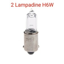2 Lampadine H6W luce Posizione