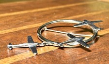 Airplane Brooch Aviation Retro