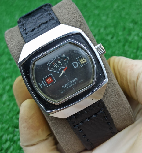 Orologio vintage hanowa jump - hanowa,