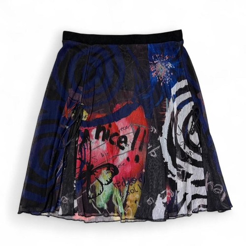 Desigual gonna nera - nera, blu