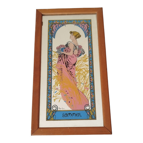 Quadro specchio vintage art - specchio,
