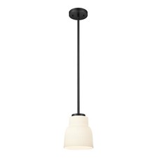 6.7" Black Pendant Light