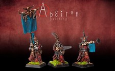 Warhammer FB - Non Morti - 3 guardie dei tumuli gruppo comando