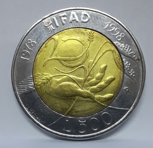 500 lire 1998 repubblica - lire,