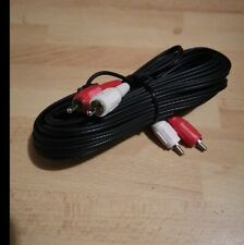 CAVO AUDIO RCA MASCHIO 10 METRI PROLUNGA AUTO RADIO TV HIFI CAVETTO PHONO STEREO