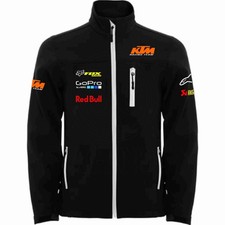 Chaqueta negra moto ktm