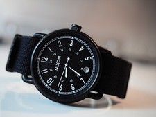 Orologio Nixon The Axe Cinturino Tela Nero Nuovo Senza Etichette Rarissimo