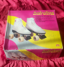 PATTINI A ROTELLE   - QUAD -  ARTISTICO SPORT SKATES 39 BIANCO